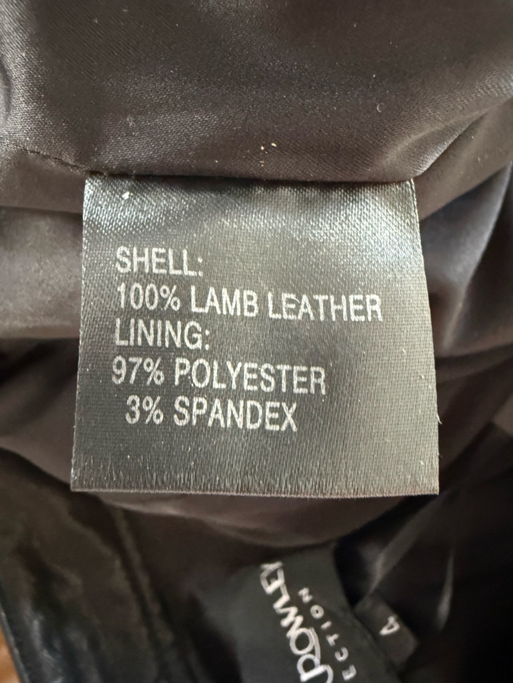 Cynthia Rowley Black Downtown Leather Capris NWT Size 4 - Picture 7 of 8